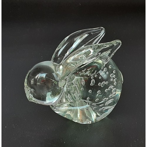 151 - Rabbit Bubble Paperweight