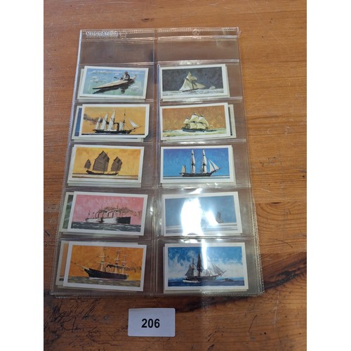 206 - Full Set Of Brooke Bond Sign Of Ships In The Sleeve