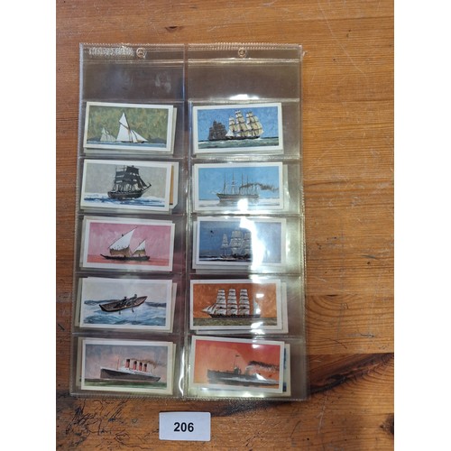 206 - Full Set Of Brooke Bond Sign Of Ships In The Sleeve