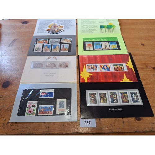 237 - Six Australian Proof Stamp Sets From The 1970's Onwards