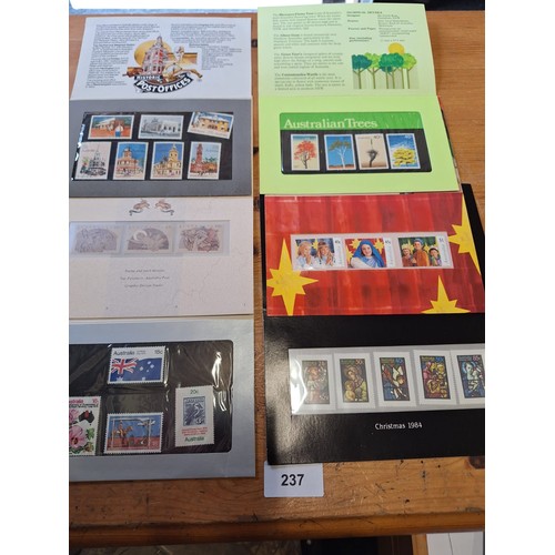 237 - Six Australian Proof Stamp Sets From The 1970's Onwards