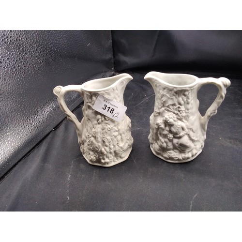 318 - Portmerion Jugs x2