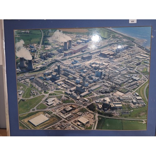 469 - BNF Ltd Framed Display Pictures Of Sellafield and Systems 3.5ft x 3ft Approx