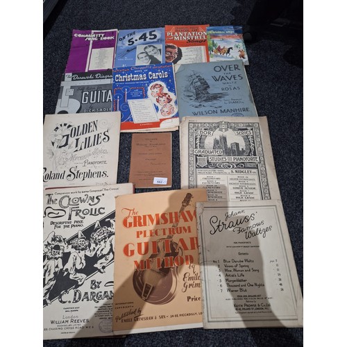 562 - Vintage/Antique Music Sheets x30+