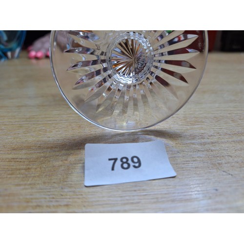 789 - Royal Doulton Crystal Candle Holder