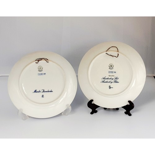 905 - 2 x Royal Copenhagen Wall Plaques