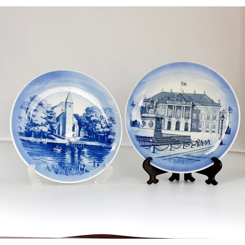 905 - 2 x Royal Copenhagen Wall Plaques