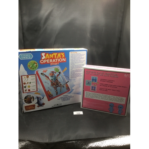 229 - Santas Operation Game and Sweet Existence Card Game Brand New In The Boxes