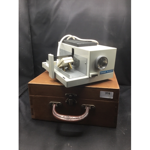 316 - Cased Vintage Projector