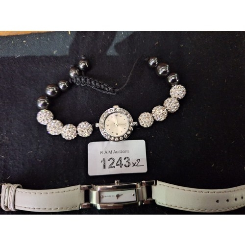 1243 - Hot Diamond Ladies Watch and a Ladies Bracelet Watch