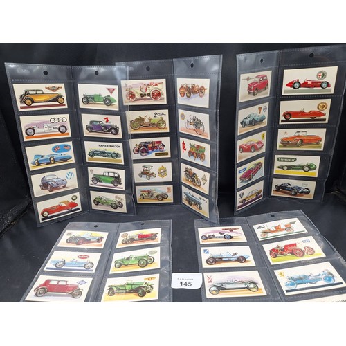 145 - Brooke Bond Tea Cards History of The Motor Car Full Set