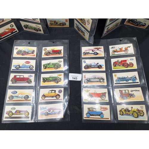 145 - Brooke Bond Tea Cards History of The Motor Car Full Set