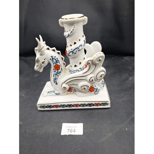 764 - Imperial Dragon Of Heaven and Earth Candlestick