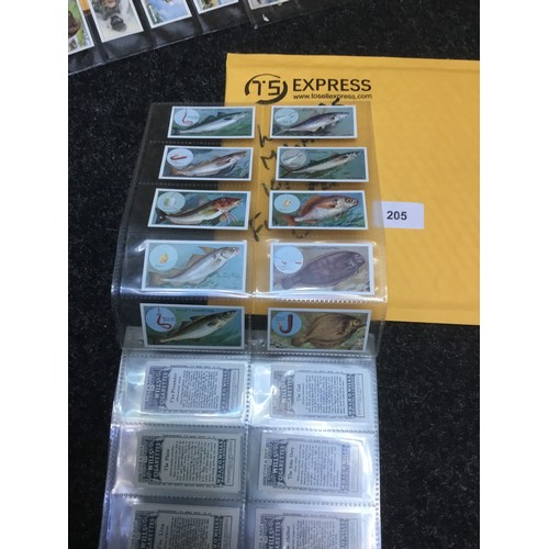 205 - Full Set of Wills Cards Fish and Bait 1991