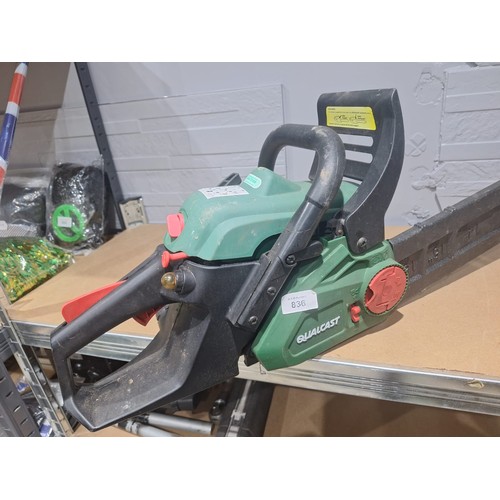 836 - Qualcast Petrol Chainsaw In Working Order (Not Tested)