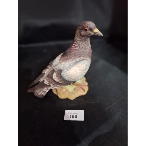 196 - Super Rare Ceramic Kowa Stock Dove With Marks