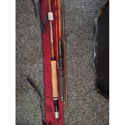 508 - Abu for flute  9ft rod + shakesphere 1411 rod