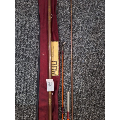 508 - Abu for flute  9ft rod + shakesphere 1411 rod