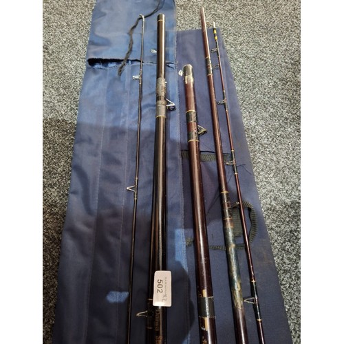 502 - Shakesphere 1842-360 series rod in bag + daiwa sensor rod carbon match 12ft in bag