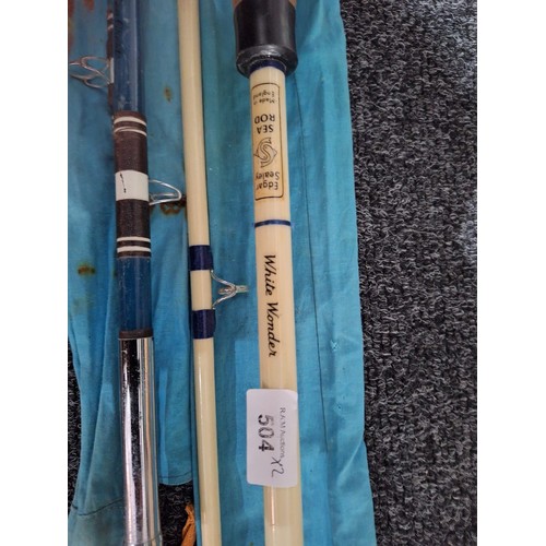 504 - Sea fishing rod white wonder x 2