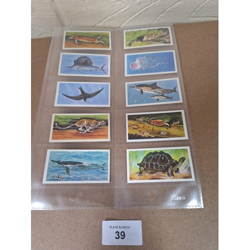 39 - Full Set of Brooke Bond Tea Cards Wonders of Wildlife