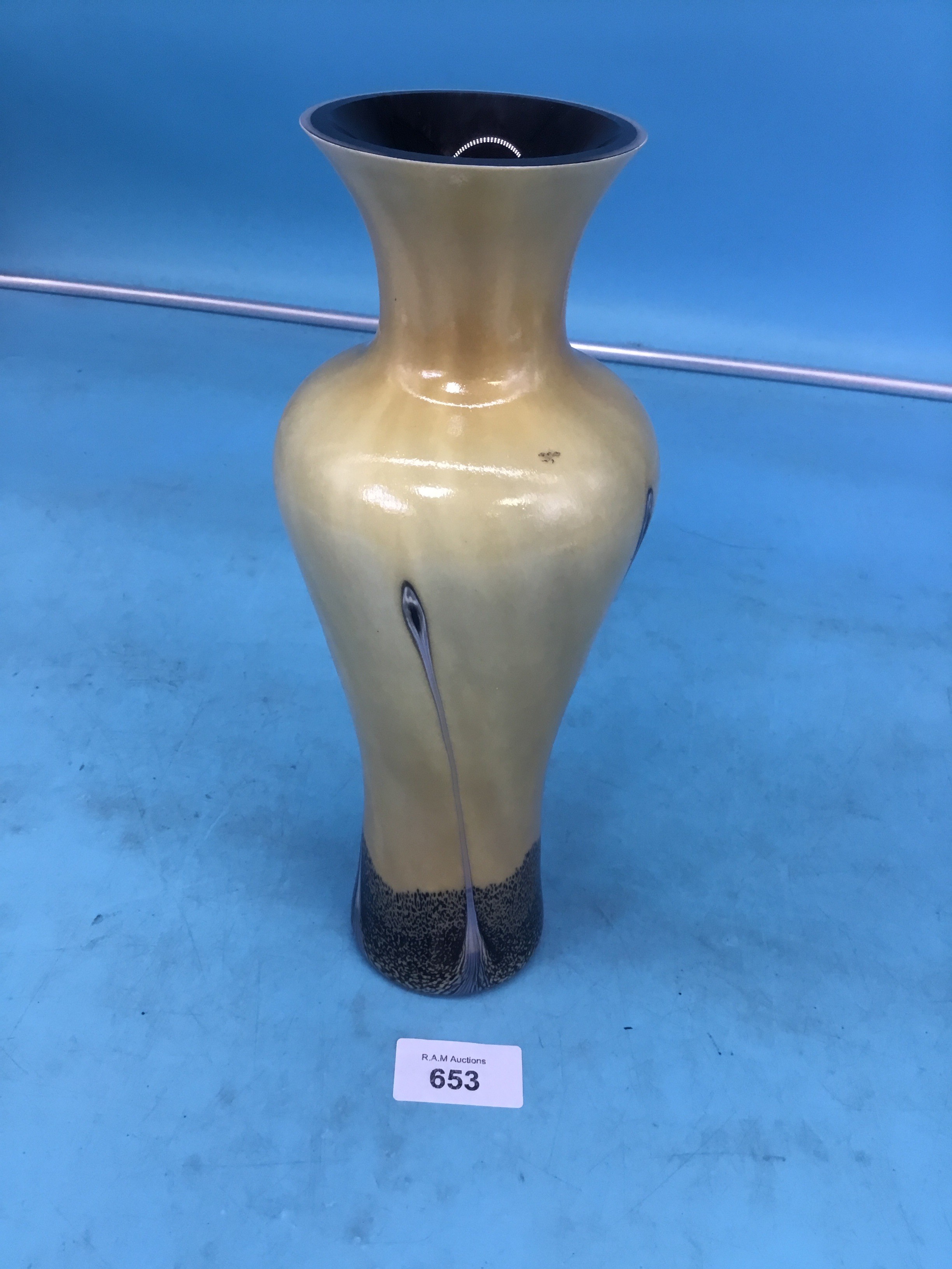 Rare Caithness Glass Vase 10" Tall