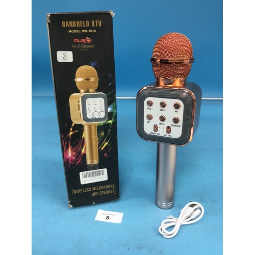 8 - Karaoke Bluetooth Microphone