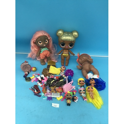 136 - LOL Dolls and Lots of Accessories