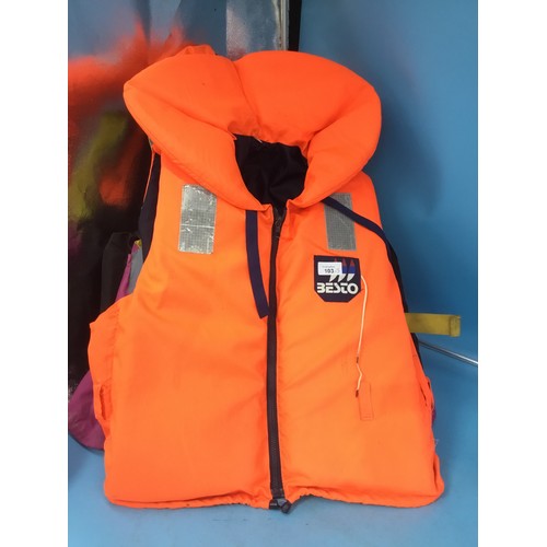 103 - Life Jackets x3 To Include Blue Dolphin, Beacon and Plastimo