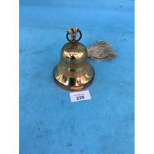 226 - Swiss Musical Bell In Working Order Plays Silent Night