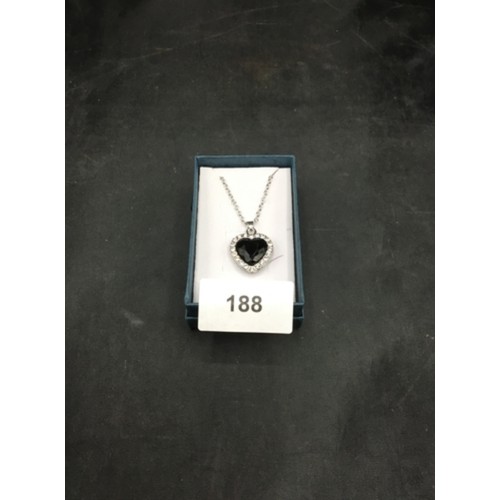 188 - Black Stone Necklace