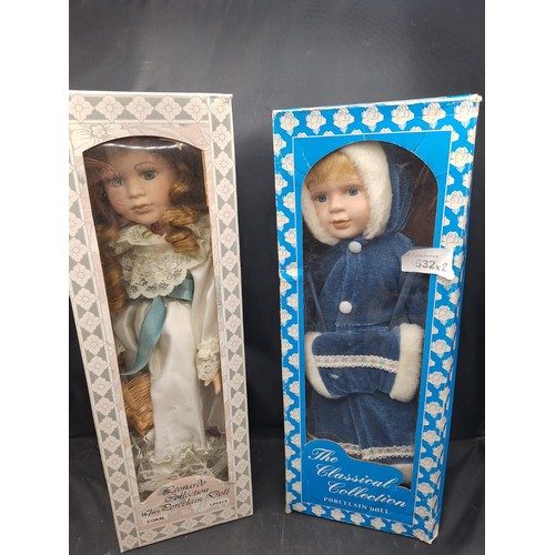 532 - Boxed Dolls x2