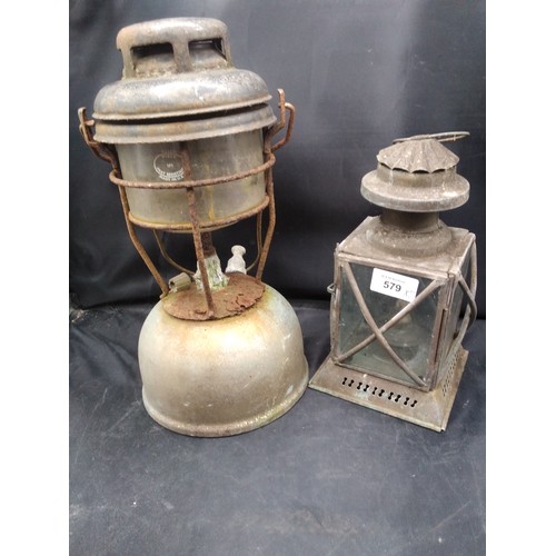 579 - Vintage/Antique Lamps x2