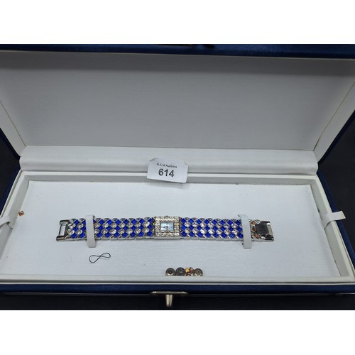 614 - Boxed Gianni Sabattini Stoned Watch