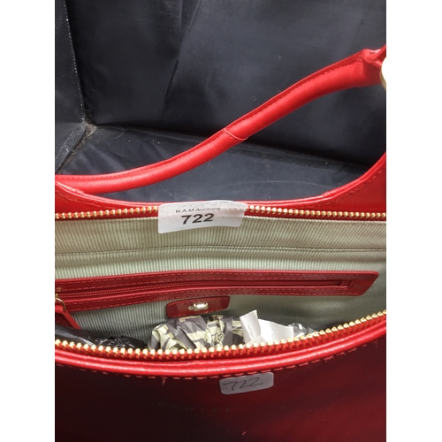 722 - Ladies Genuine Red Radley Handbag