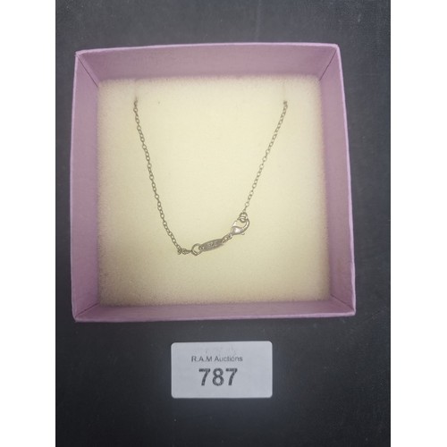 787 - Boxed 925 Silver Chain