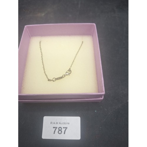 787 - Boxed 925 Silver Chain