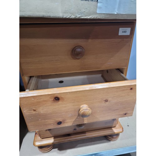 449 - Set Of Bedside Drawers