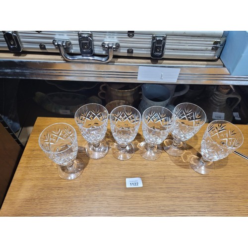 1122 - Brandy Glasses x6