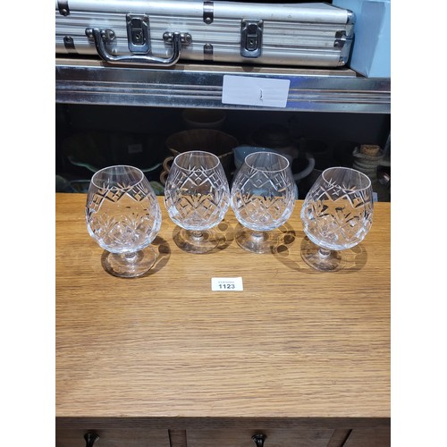 1123 - Brandy Tumblers x4