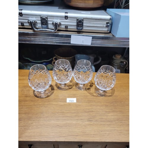 1123 - Brandy Tumblers x4