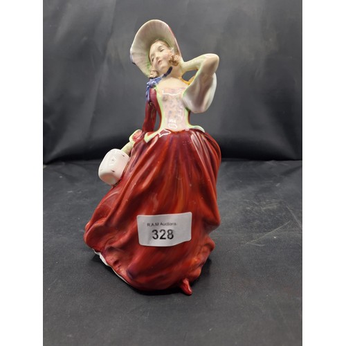 328 - Early Royal Doulton Figurine Autumn Breezes No HN Number