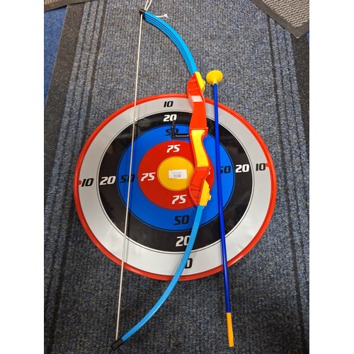 530 - Kids Bow and Arrow and Target Set