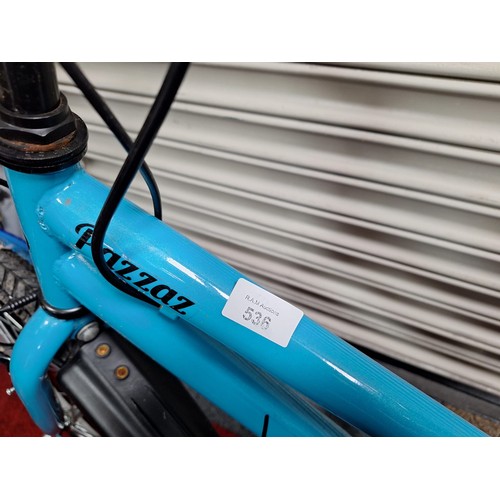 536 - Brand New Blue Pazzaz Vivacity 6 Speed Bike 22