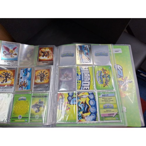 584 - Skylanders Collectable Albums x2 Lots Of Cards