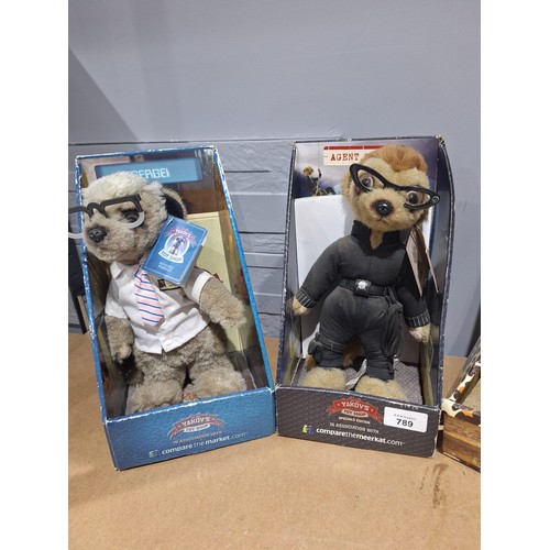 789 - Boxed Meerkats x3 To Include Agent Maya, Safari Oleg and Sergei