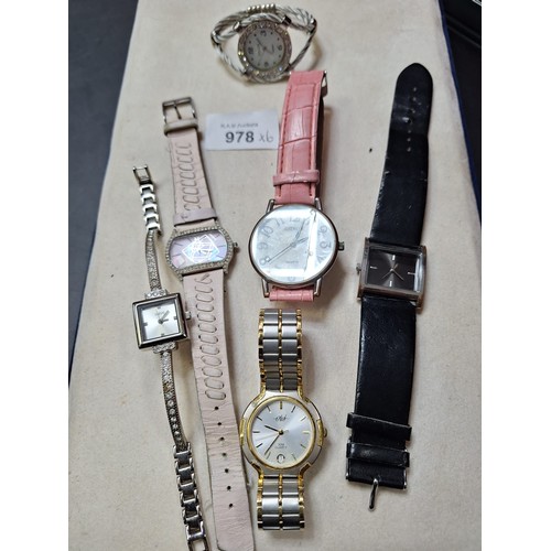 978 - Fashion and Vintage Watches x6 To Include Citron, Vido, Anneklein, Oasis, Etc.