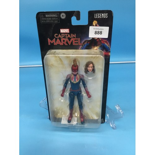 888 - Captain marvel figurine legends carol danvers