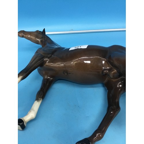 581 - Extra large Beswick horse fully marked 16”x12” approx