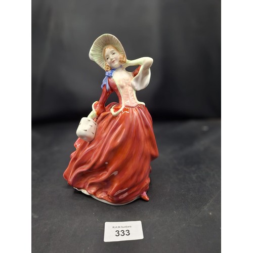 333 - Royal doulton 7.5 figure HN 1934 autumn breezes